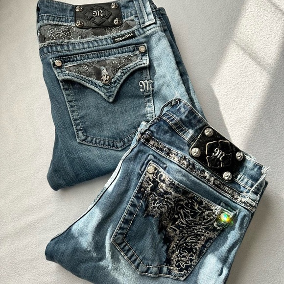 Miss Me Denim - Bundle Of 2 Y2K Miss Me Bootcut Jeans
